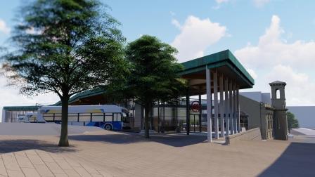 Visual of proposed Halifax bus station